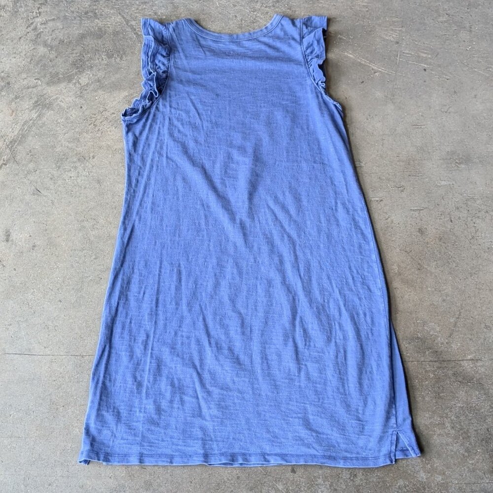 Universal Thread Blue Ruffle Sleeve Mini Shift Dr… - image 7